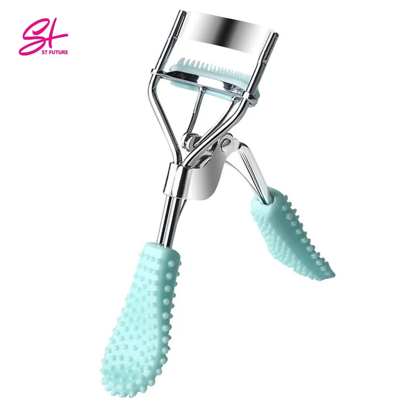 ST FUTURE Green Eye Lash Curler Manufacturer Custom Wide Best Stainless Steel Private Label Eyelash Curler