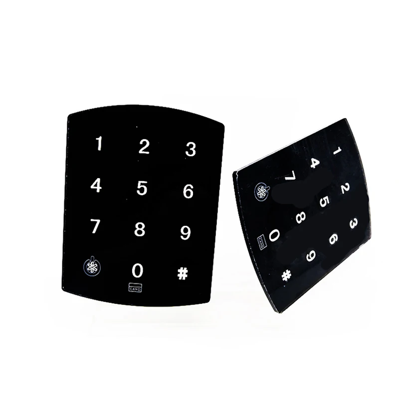 Acrylic swipe card access control face stick building interphone PC Acrylic panel Smart door lock fingerprint proof panel