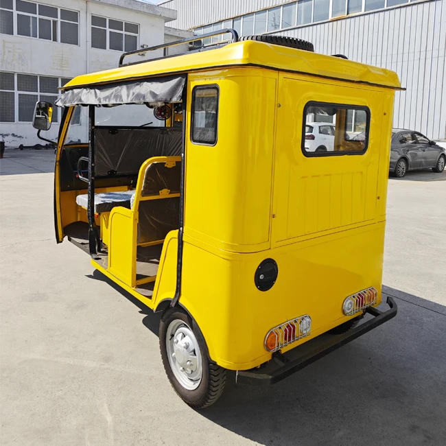 Three wheeled tuk tuk cab for sale electric tricycle China factory stock short lead time