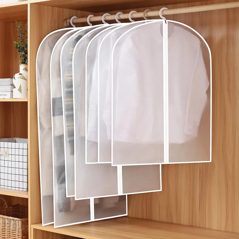 Wholesale Transparent Waterproof And Dustproof Peva Fabric Dust Cover Custom Garment Suit Bags