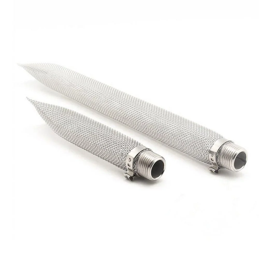 6' 12' 304 Stainless steel mesh Homebrew Beer Mash filter bazooka tube 1/2 inch threaded connection