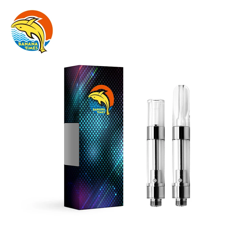 
Shopping online Flat round tip ceramic glass cartridges 1ml ceramic coil custom vaporizer empty oil cartridge 