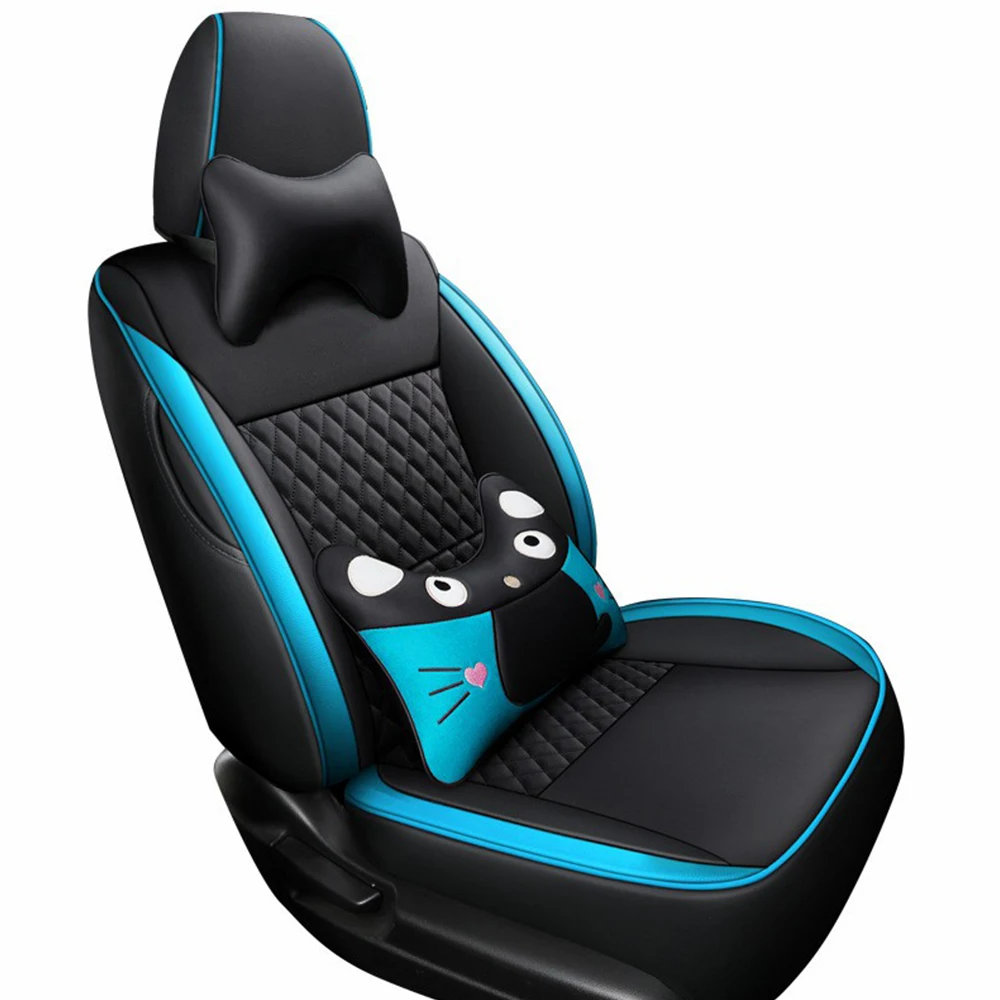 Competitive Price Car Seat Protector 4 Seasons Leather Single Car Chair Cover for Honda Vezel Sports Car Interior Decoration OL