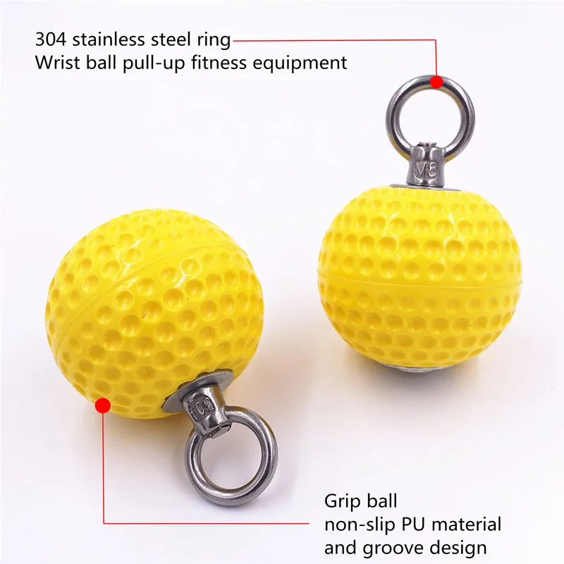 7.2cm Pull Up Balls Cannonball Grips for Finger Trainer Strength Training Arm Muscles Barbells Gym Hand Grip Ball Exerciser