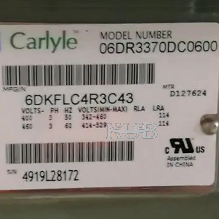 06EA265600 Made in China R22 gas compressor Carlyle refrigeration compressor