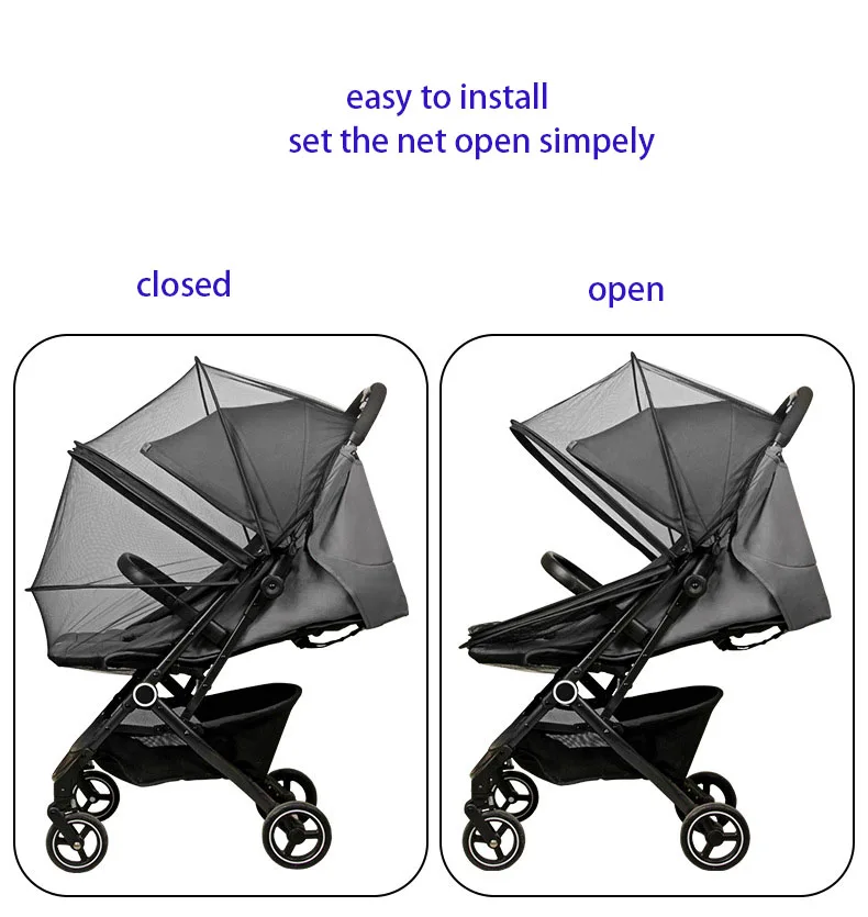 Mosquito Net for Stroller Perfect Bug Net for Strollers Durable Net Cover for Bassinet