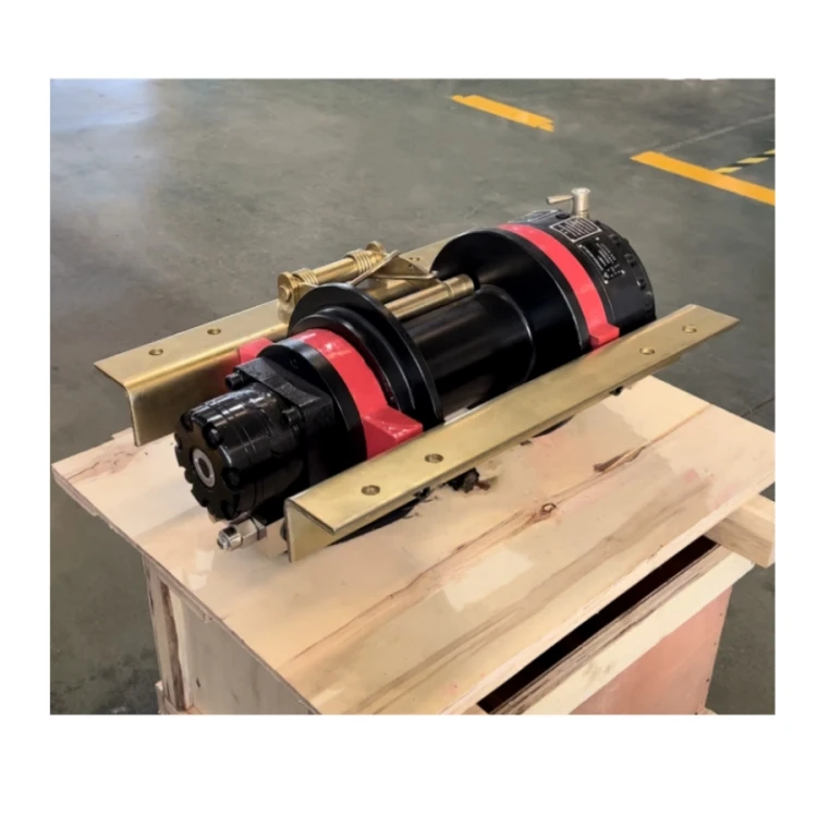 5 Tone Hydraulic Winch Small Steel Capstan with Wire Rope Sling for Boat Car Crane Lifting 45000lbs Winch