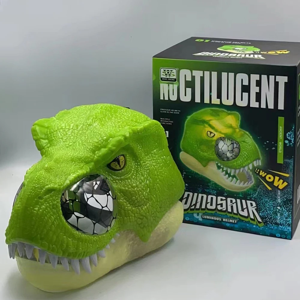 Factory New Full Face Realistic Scary Dinosaur Head Mask Masquerade Cosplay Animal Facial Party Mask For Funny Masks Category