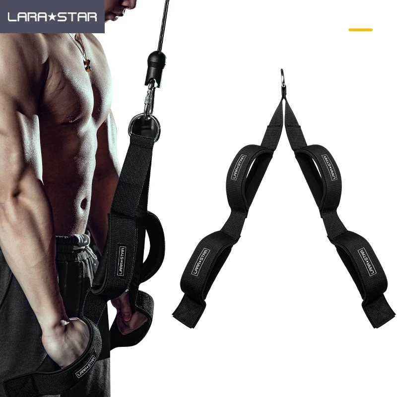 Drop Shipping Greater Range Of Motion Tricep Pull Down Rope For Push Downs Crunches Facepulls For Professional Gym