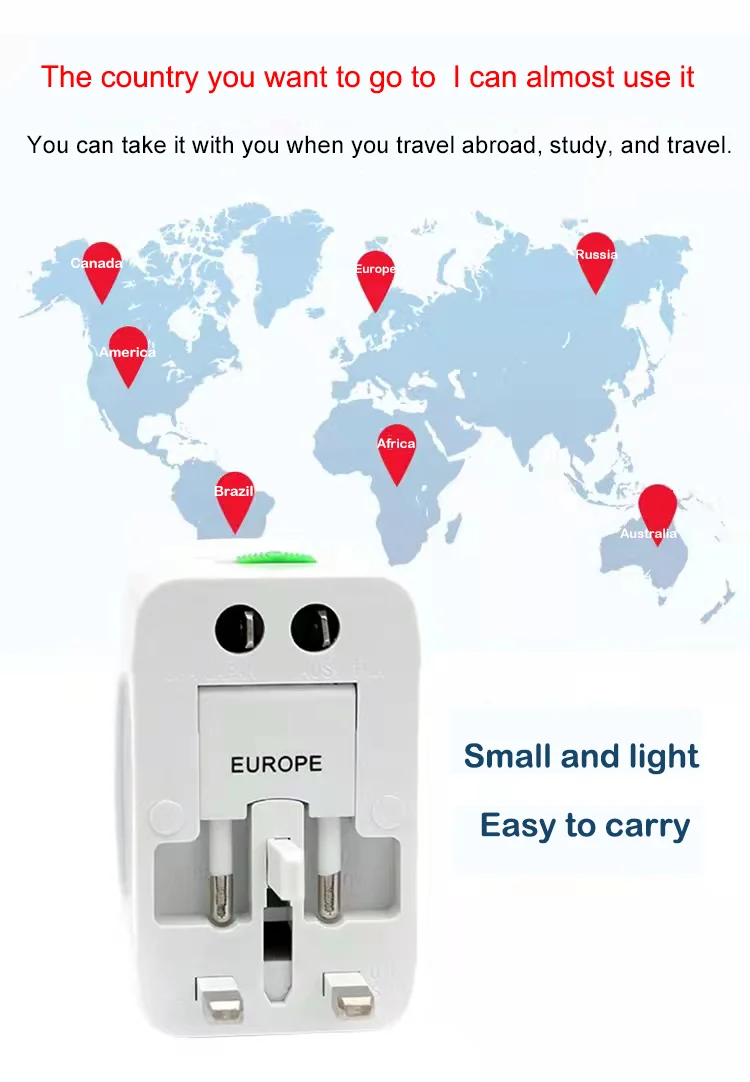 Eu Uk Us Au 220v international universal best outlet type g travel power socket converter electrical charger plug travel adapter