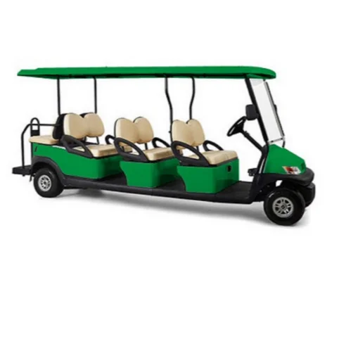 Sharefer 8 Passenger 4x4  6+2 seaters Tourist Car Electric Golf Cart with 72V 4KW Battery
