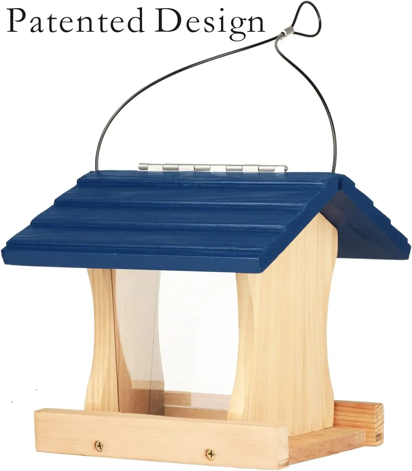 Western Red Cedar Ranch DIY Bird Feeder Kit for Kids to Build - Wood Birdhouse Building Kits with Hanging Rope, Paints