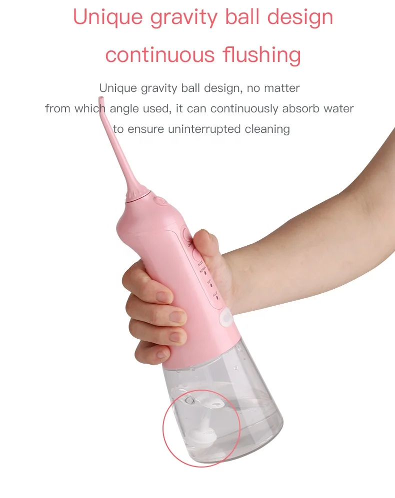 Professional Electric Water Flosser h2ofloss  irrigator 300 Portable Oral Cleaning Kit