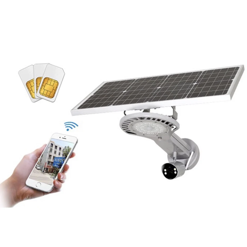 
CE Highway Cool White ip camera with led solar street light Manufacturers 