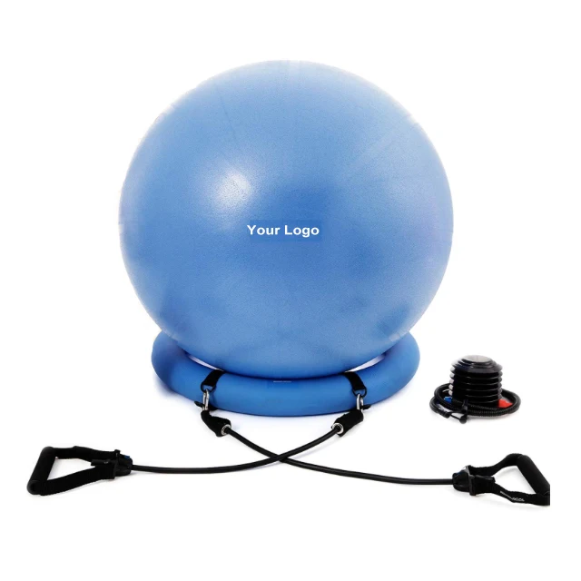 Yoga ball with cover and handle yoga massage ball yoga ball chair