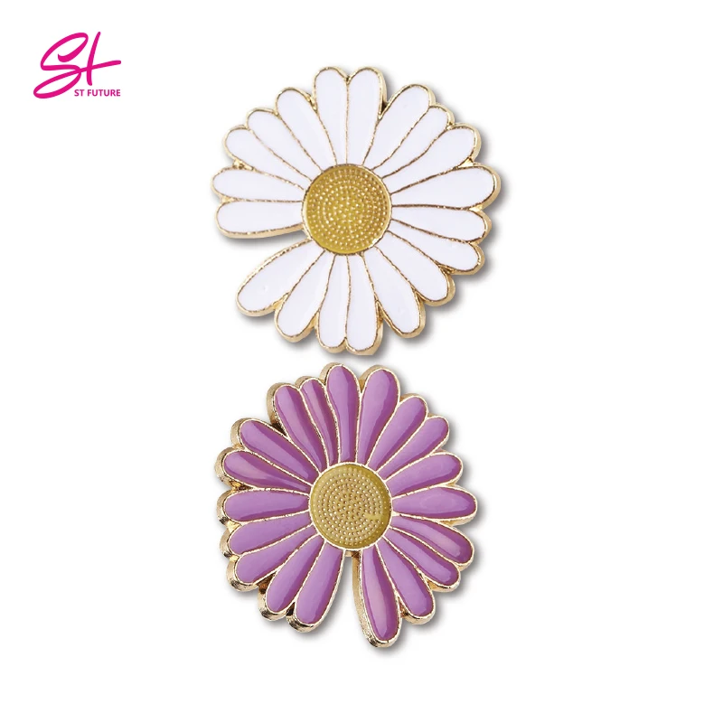 St Future Sunflower Latest Fashion Lapel Pin Brooch Custom Brooches For Women Girl
