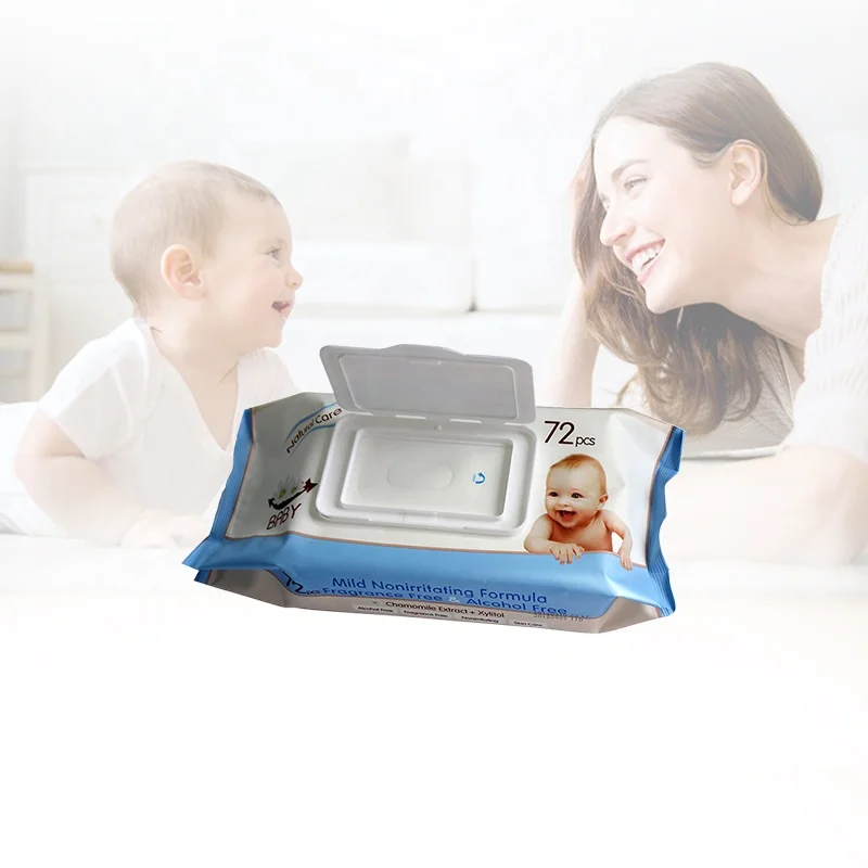 No Parabens Baby Wipes Wholesale Oem Cleaning Usage Babies Gmp Water Tissue Nonwoven Car Interior Wet