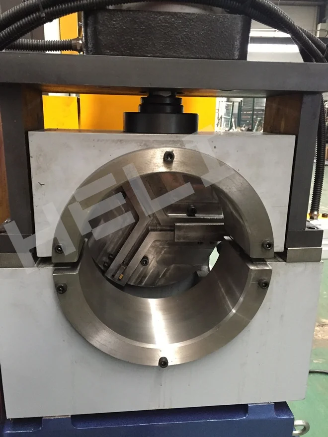 
50-110mm diameter hydraulic steel and stainless steel pipe bevell chamfering machine made in China 