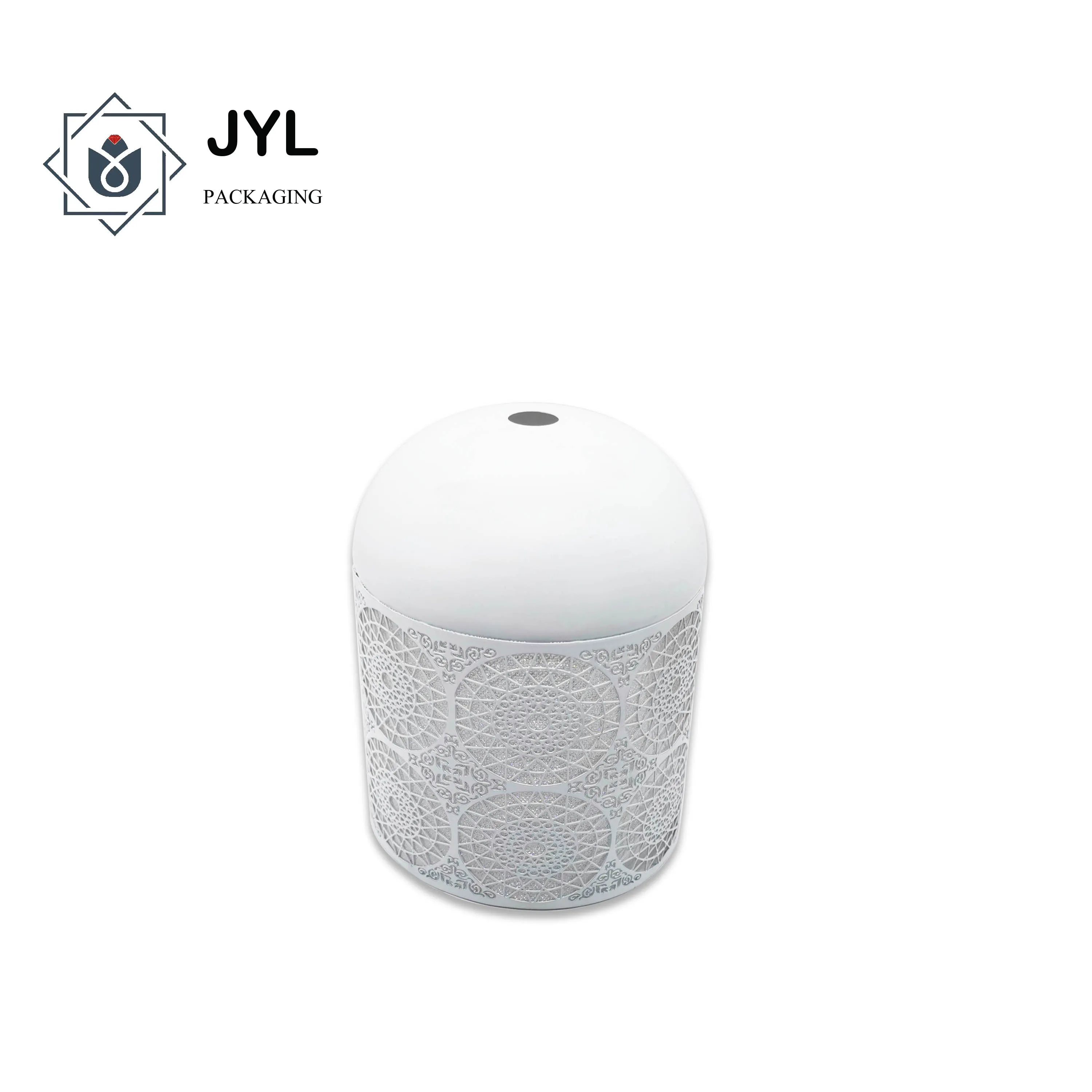 Wholesale luxury custom tealight vintage decorative metallic candles stand vessels container lantern shades metal candle holder