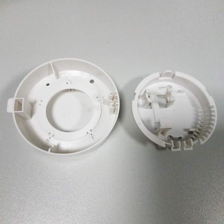 Humidity temperature smoke sensor smart home plastic housing wireless smoke sensor housing