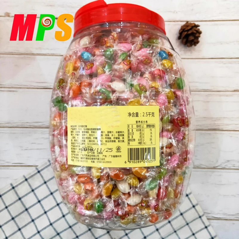 Halal Individual Package Jelly Candy Colourful Fruity Soft Jelly Beans