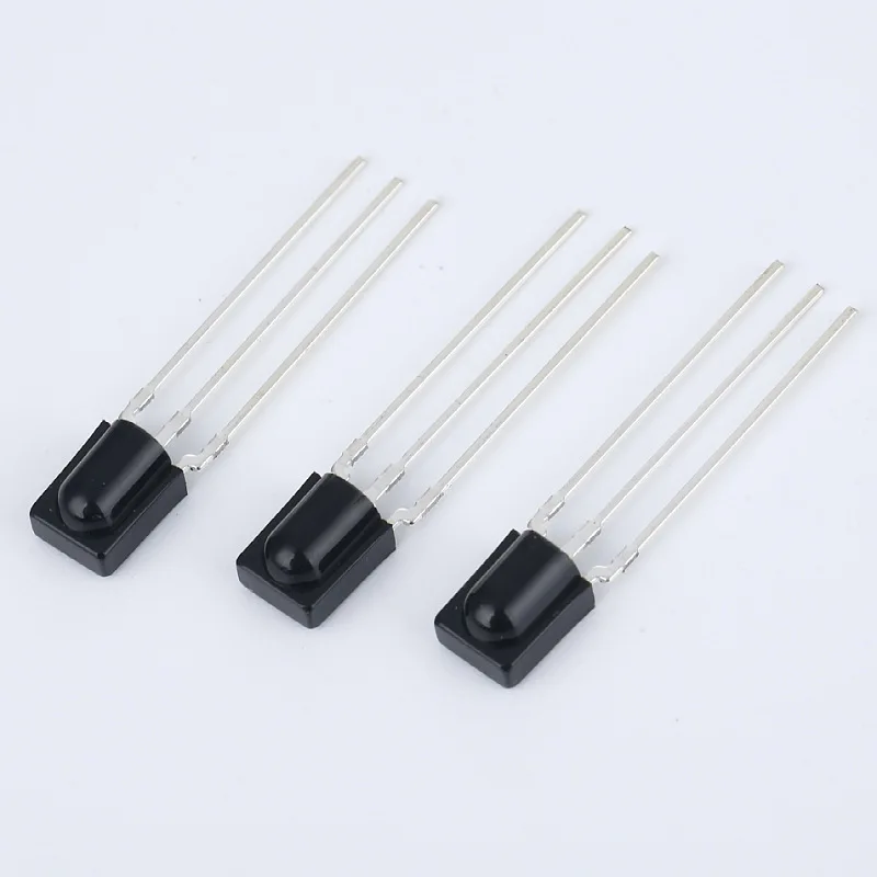 Direct-inserted ir infrared receiver SIP-3 infrared receiver 38KHZ infrared remote control receiver