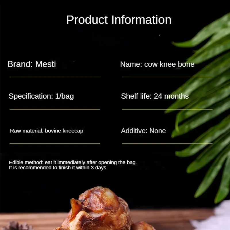 Drying Beef Knee Bones Pet Snacks Dog Snacks Teeth Grinding Sticks Teeth Cleaning Bones Nutritional Supplements