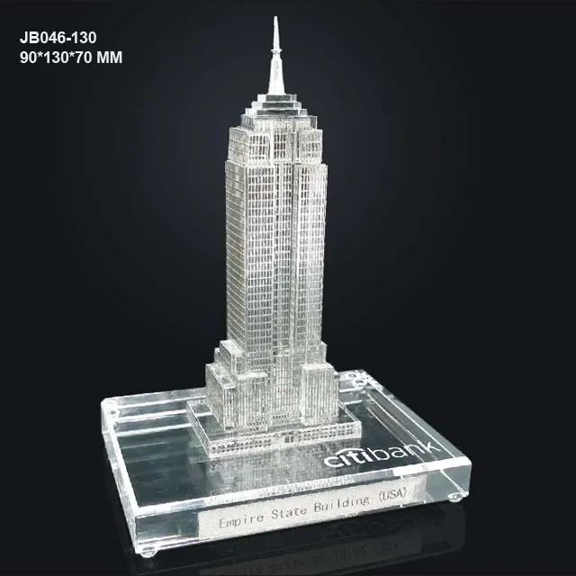 New arrival USA Empire state building crystal model