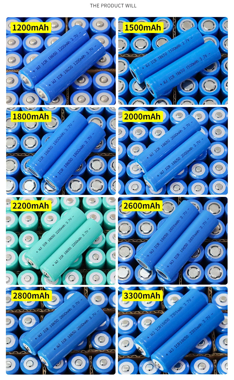 3.7 volt Li-ion High Power Battery Cell Lithium ion 18650Battery 2600mAh 3000mAh ICR 18650 Li Battery Cell for electric device