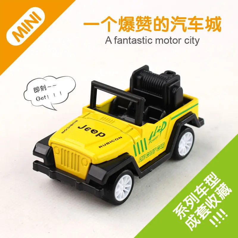 Amazon Hot Selling Kids Toys Car Pull Back Baby MIni Diecast Model Car