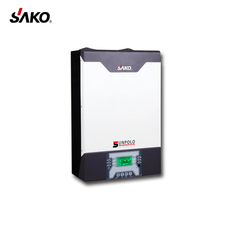 5kw/48v hybrid MPPT solar inverter with parallel function with inbuilt wifi  pv range 120-500v can feed into grid