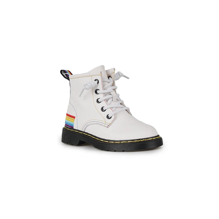 
Spring Fall New Arrival Boys And Girls Kids Leather Boots Wholesale Cheap High-Top Children Martin Boots 