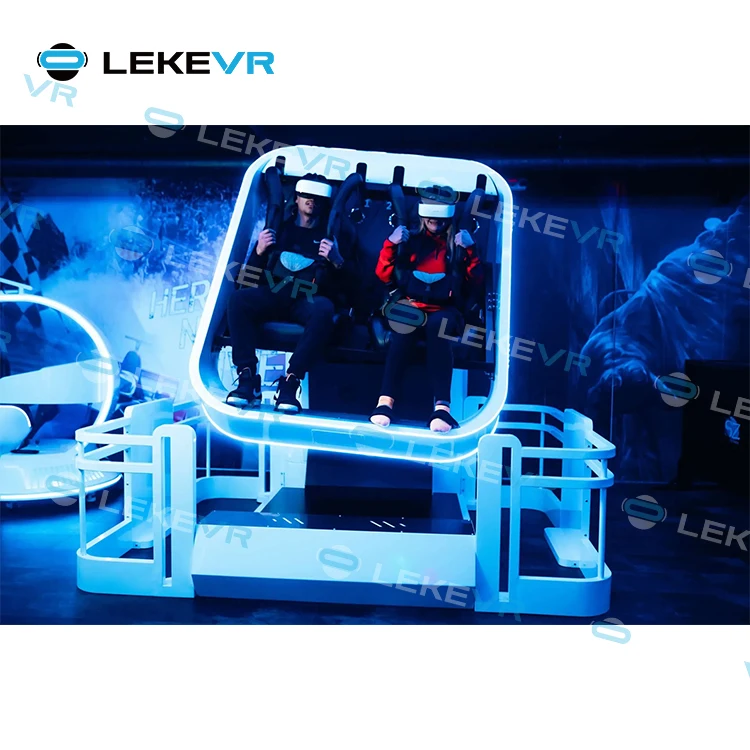 LEKE VR Park Виртуальная реальность кресло с вращением на 2 места 360 9D американские горки кинотеатр симулятор