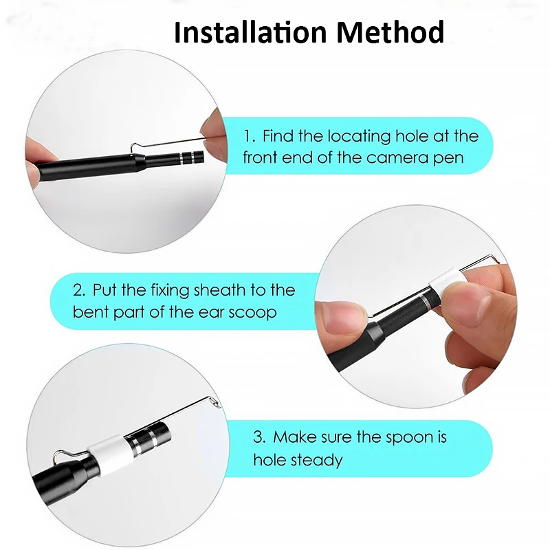 Inskam I98 USB Digital Otoscope Tool 3 in 1 Professional Inspection Endoscope Camera 0.3MP Visual Images Ear Otoscope