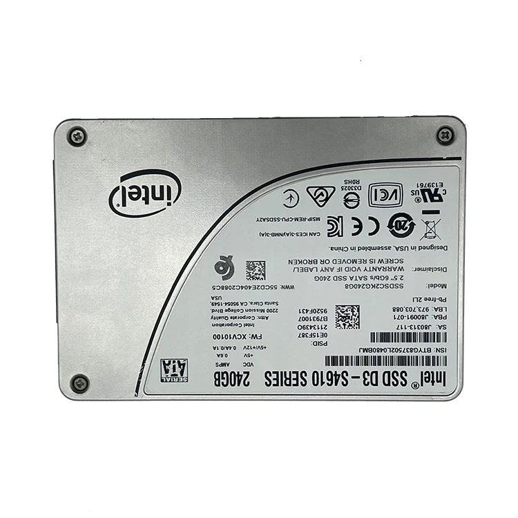 Твердотельный накопитель Intel ssd S4610 240 ГБ 2.5in SATA 480 ГБ серверный жесткий диск для