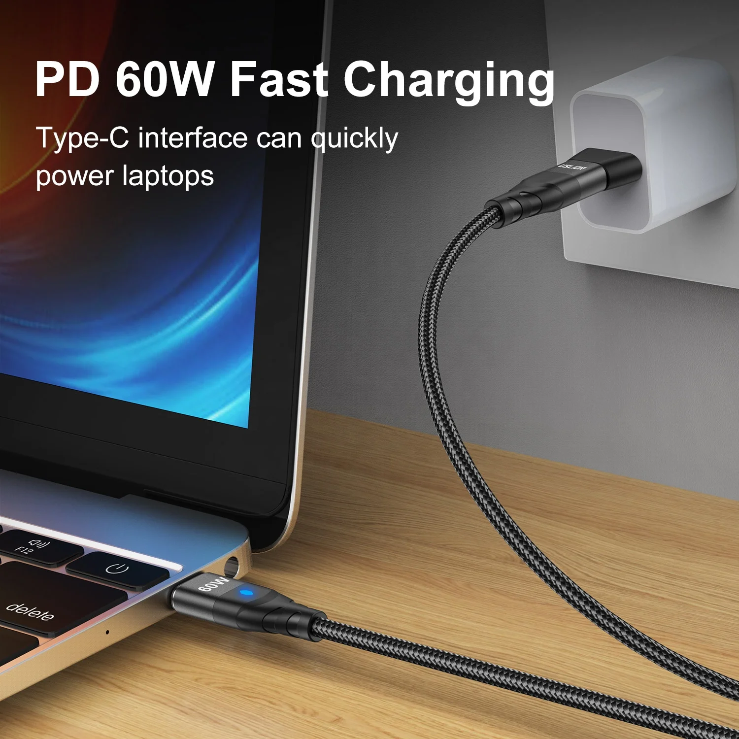 USLION 6 in 1 PD60W 3 in 1 USB Cable Type C Magnetic Cable Charger Charging Data Cable Magnet Micro USB for iphone 14