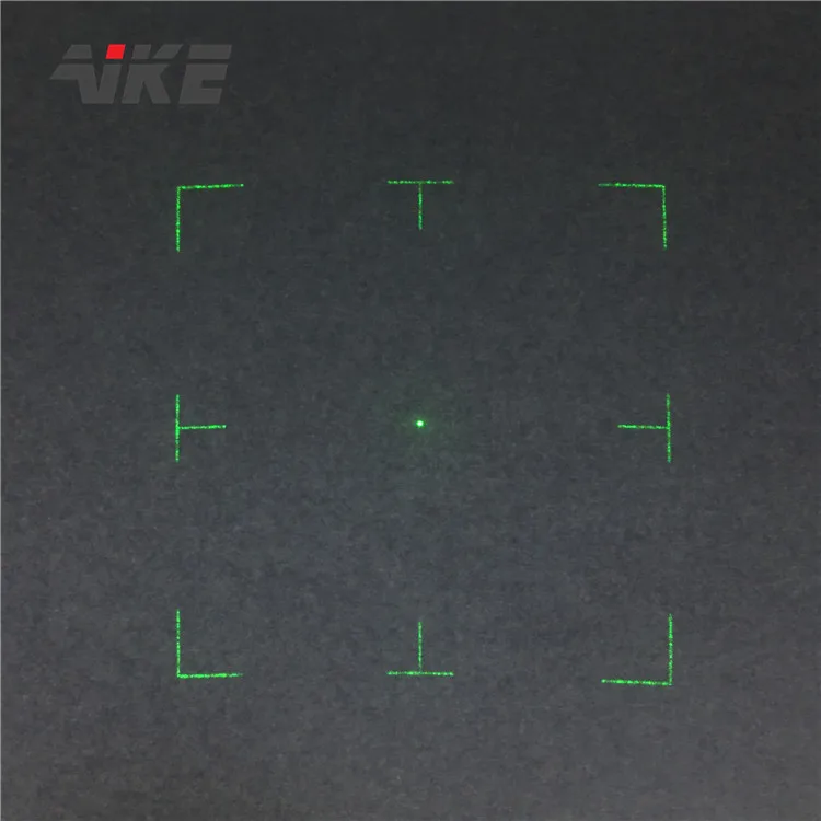 AIKE 520nm 532nm 543nm 594nm Viewfinder (Lines Square)  green DOE  Laser Diode Module