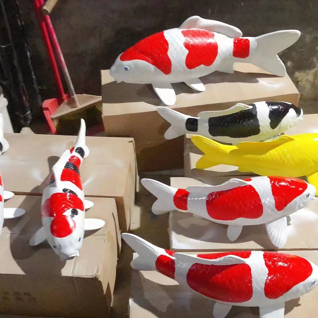 Factory Price Mini Marine Animal Plastic Pvc Aquarium Koi Fish Model