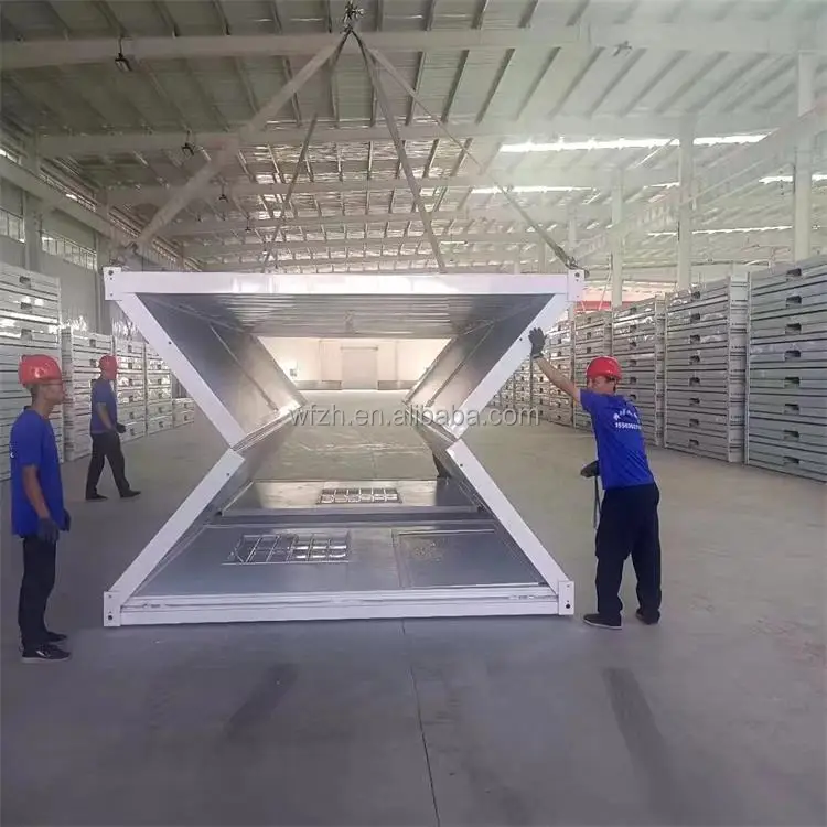 WFZH складной контейнерный дом легко установить низкая цена 20 футов общежитие быстрое
