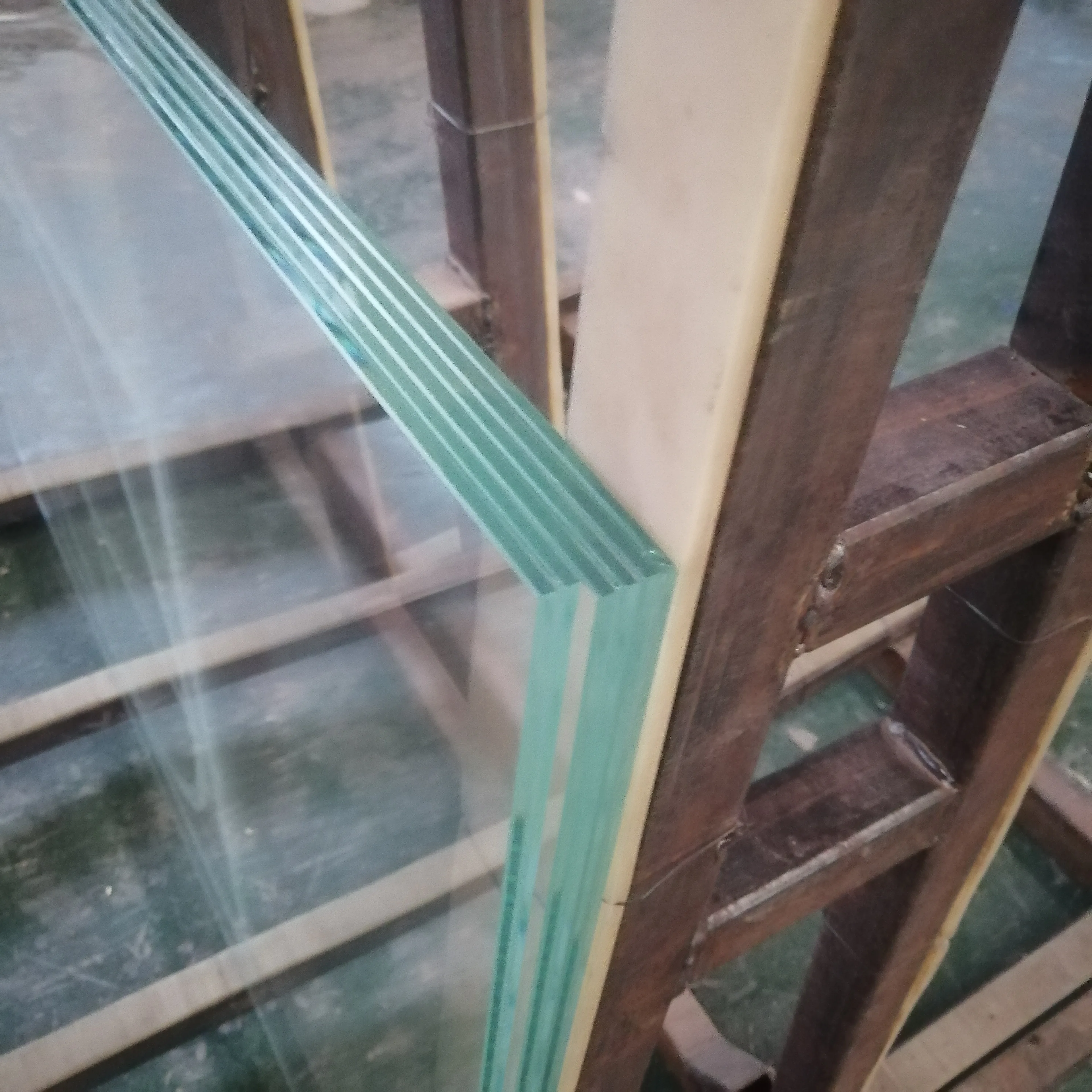 Best price commercial building bullet proof 6mm-12mm Clear laminated glass price