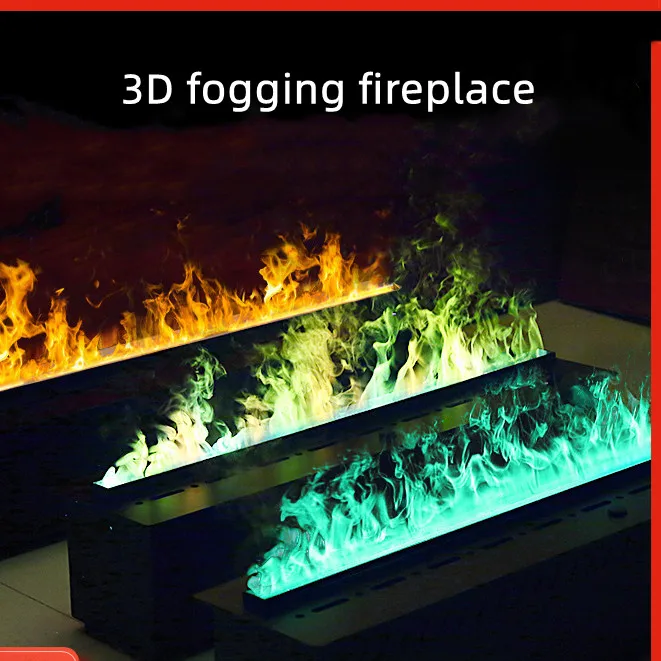 3D распылитель камина Паровая Печь Встроенная имитация пламени украшение электронная печь Электрический камин