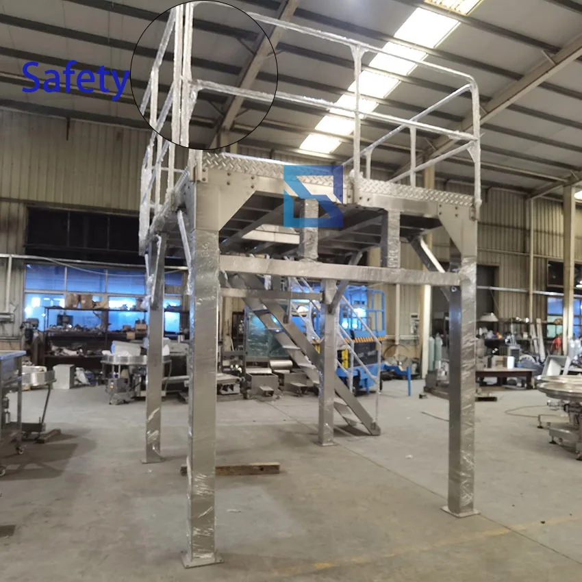 Customized Used Belt Conveyor Machinery New Stainless Steel & Rubber Support Platform for Adjustable Speed Food Processing Lines