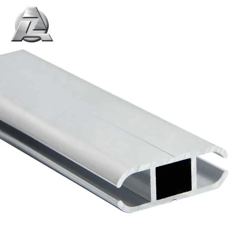 Anodized silver 6063 t5 outdoor caravan aluminum profile tent frame keder rails