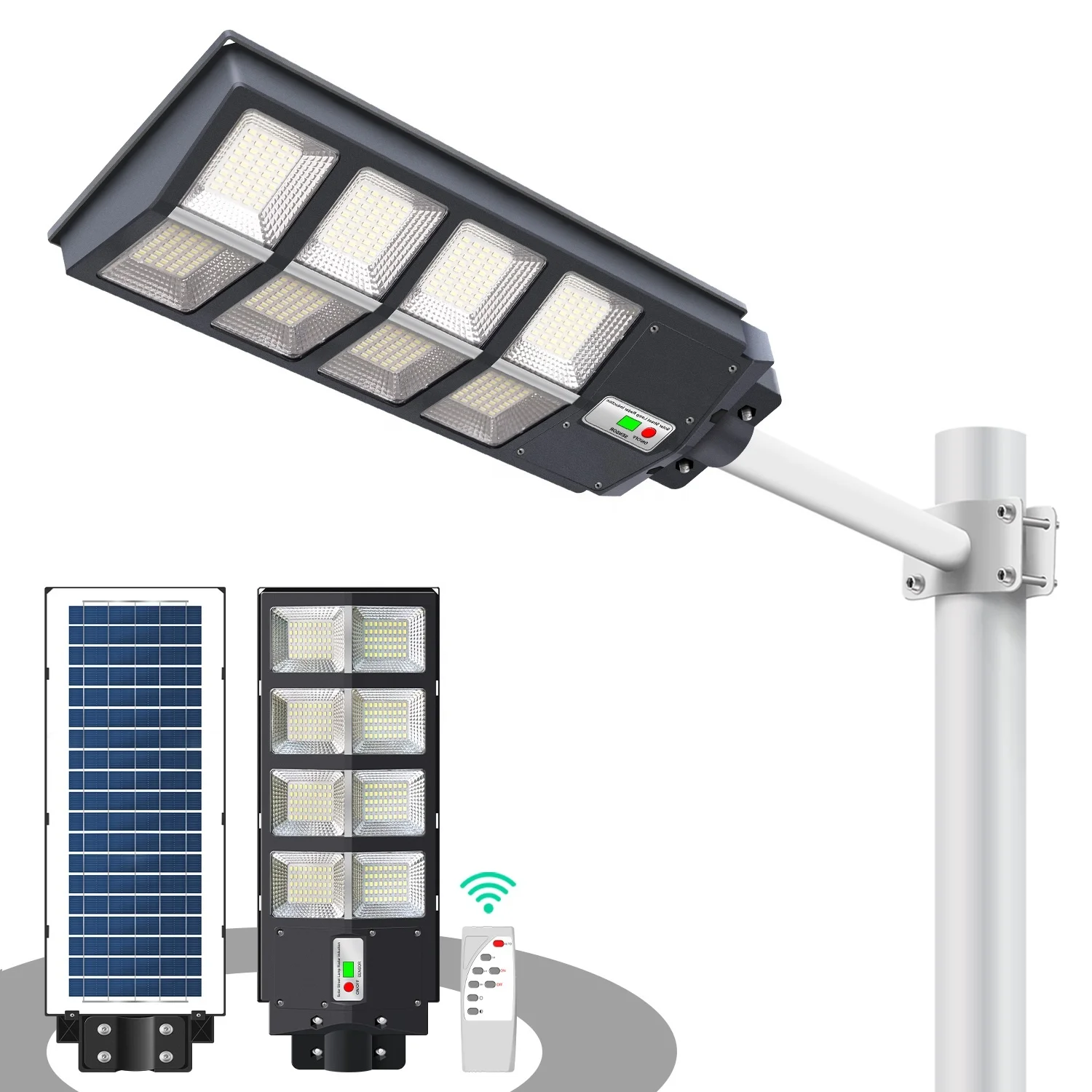 College Playground Road Lamp High Lumen Outdoor All In One Led Solar Street Light 1000w
