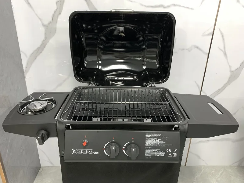 Professional Factory Durable Good Quality Grill Barbecu Gas Garden Barbecue Smokers With Side Burners