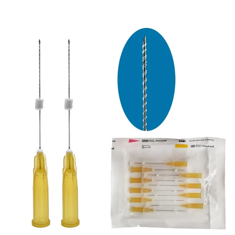 PCL Tornado Screw Thread tighten and lifting neck and face 26G*38/60/90mm 27G*38/50mm