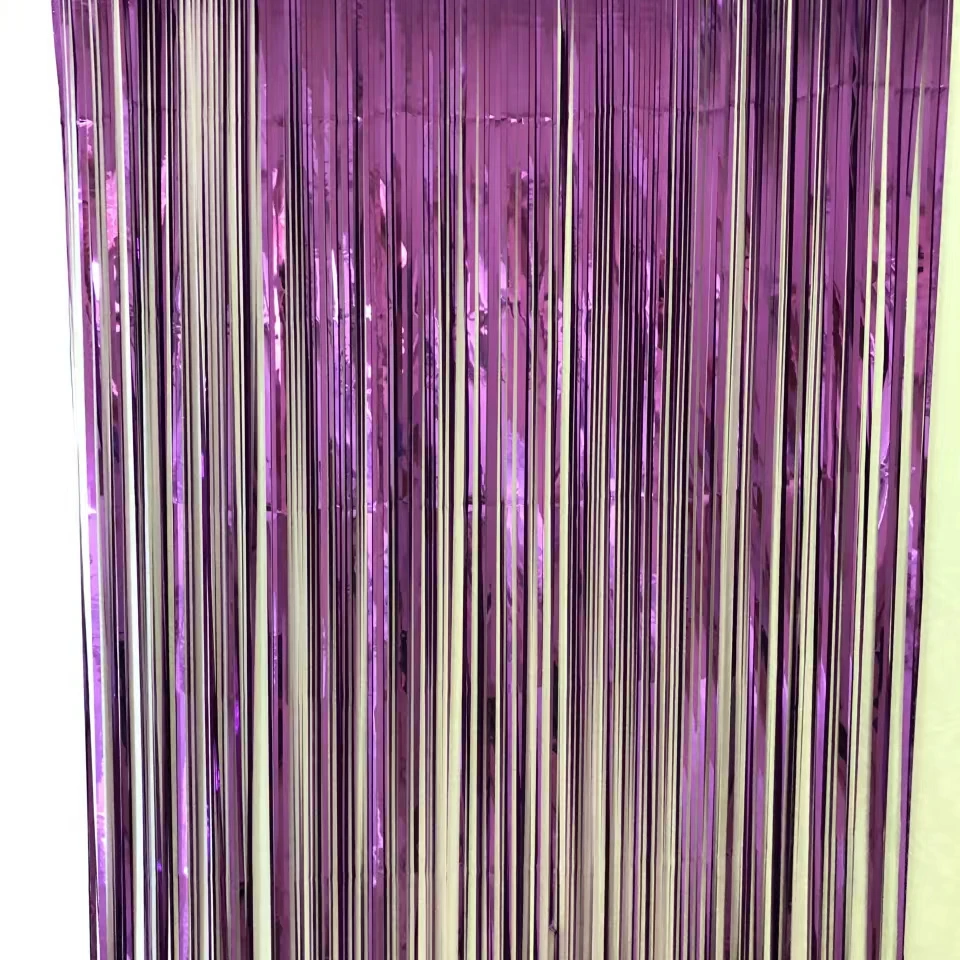 Metallic Tinsel Foil Fringe Curtains for Party Photo Backdrop Wedding Decor M-123