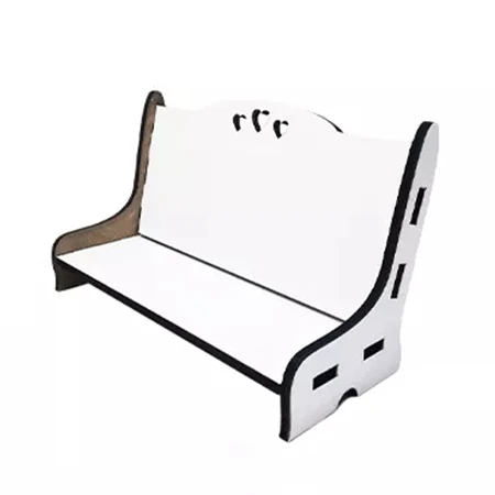 Hot Sales Sublimation Mdf Long Benches Blank Wooden Bench Custom Printing