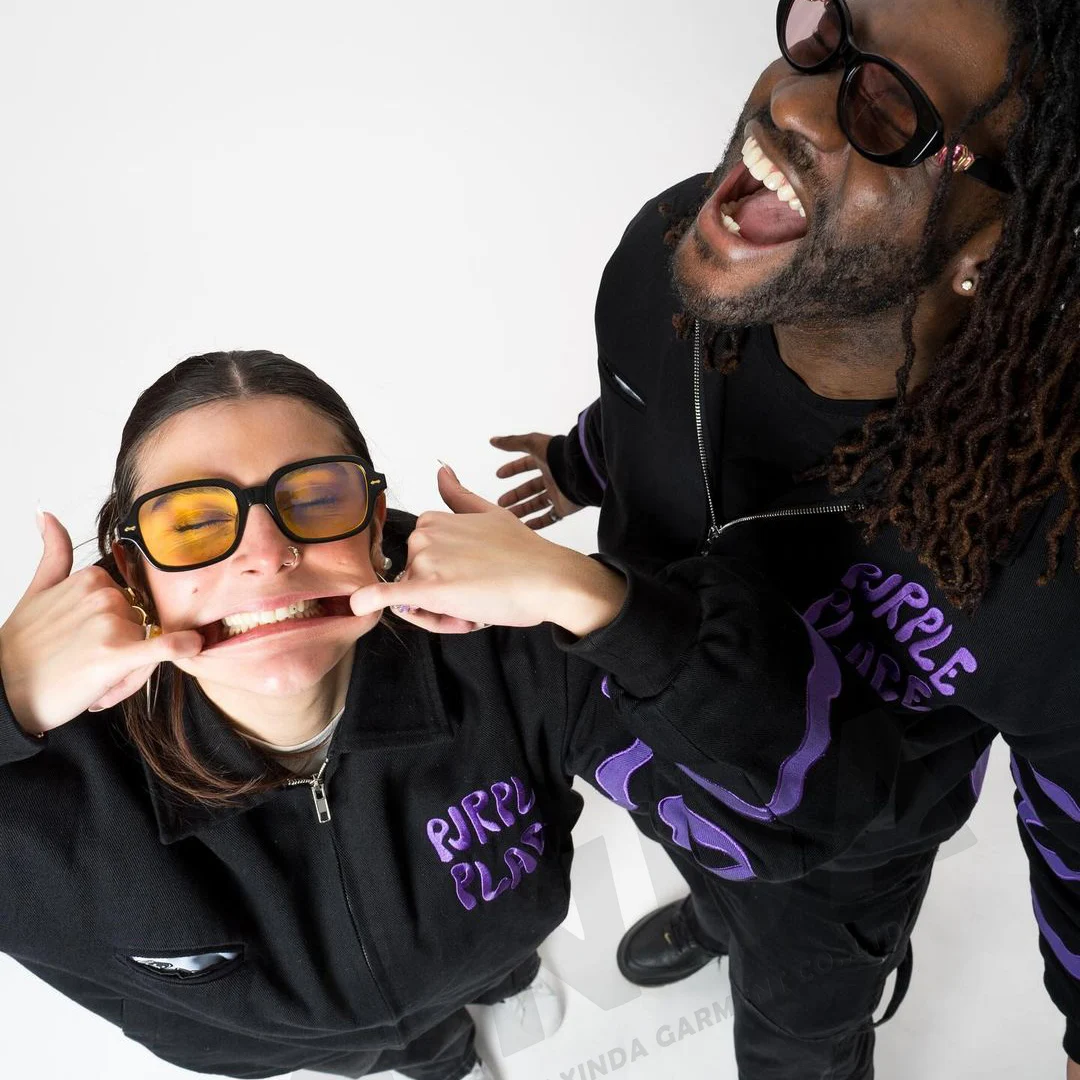 New fashion denim tears flat embroidery printed high street same style washed retro denim jacket for men