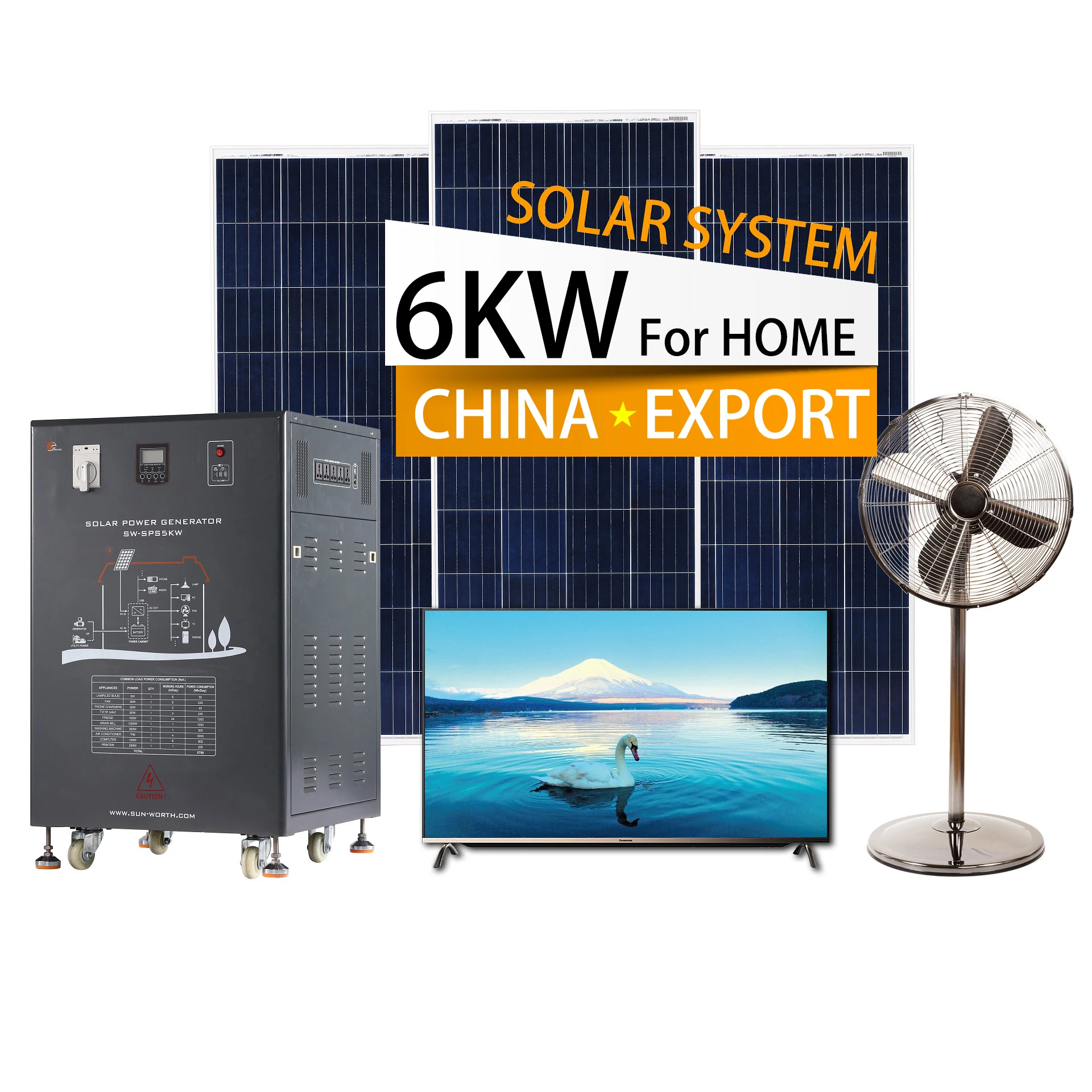 Best Price China export  Lead-Acid battery pack for 6kw solar power generator systems for Boat Traveling
